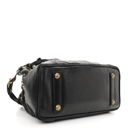 Louis Vuitton Lambskin Riveting Black 4 of 14