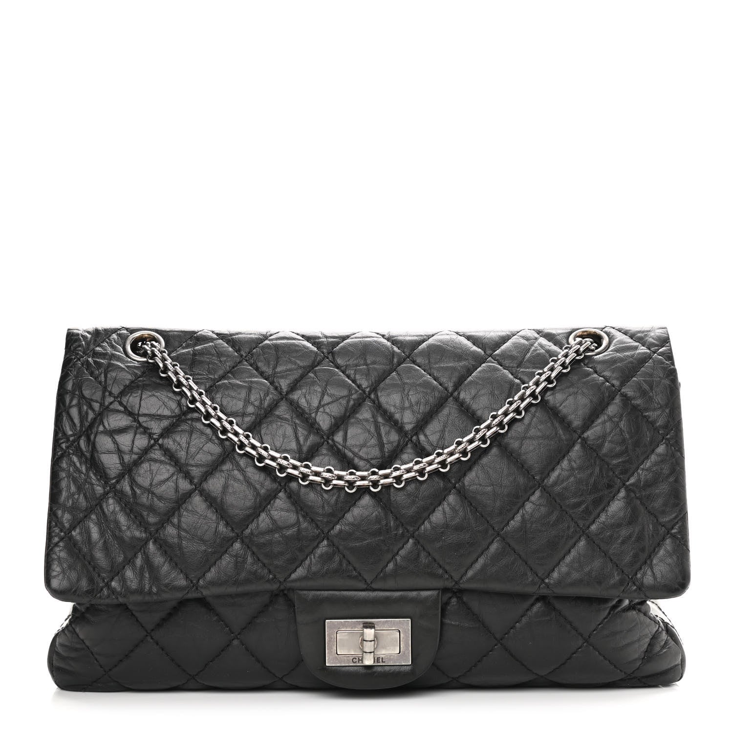 Chanel Aged Calfskin Quilted 2.55 Reissue 226 Flap Black 1 of 10