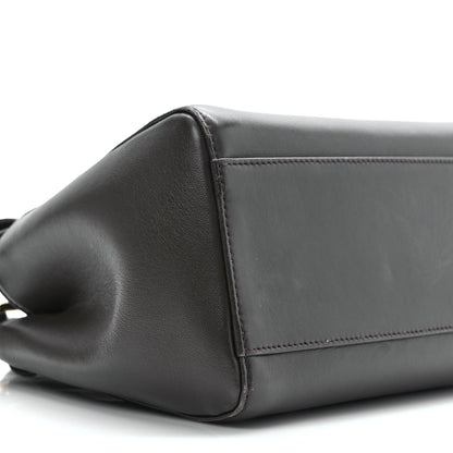 Fendi Nappa Mini Peekaboo Iconic Satchel Carbone 8 of 13