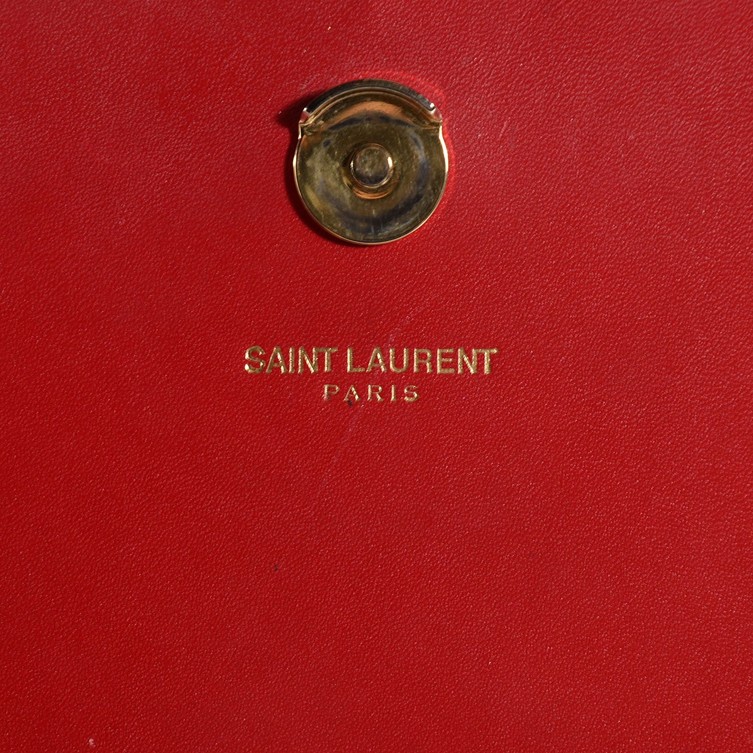 Saint Laurent Smooth Calfskin Medium Classic Monogram Kate Tassel Satchel Lipstick Red 6 of 8