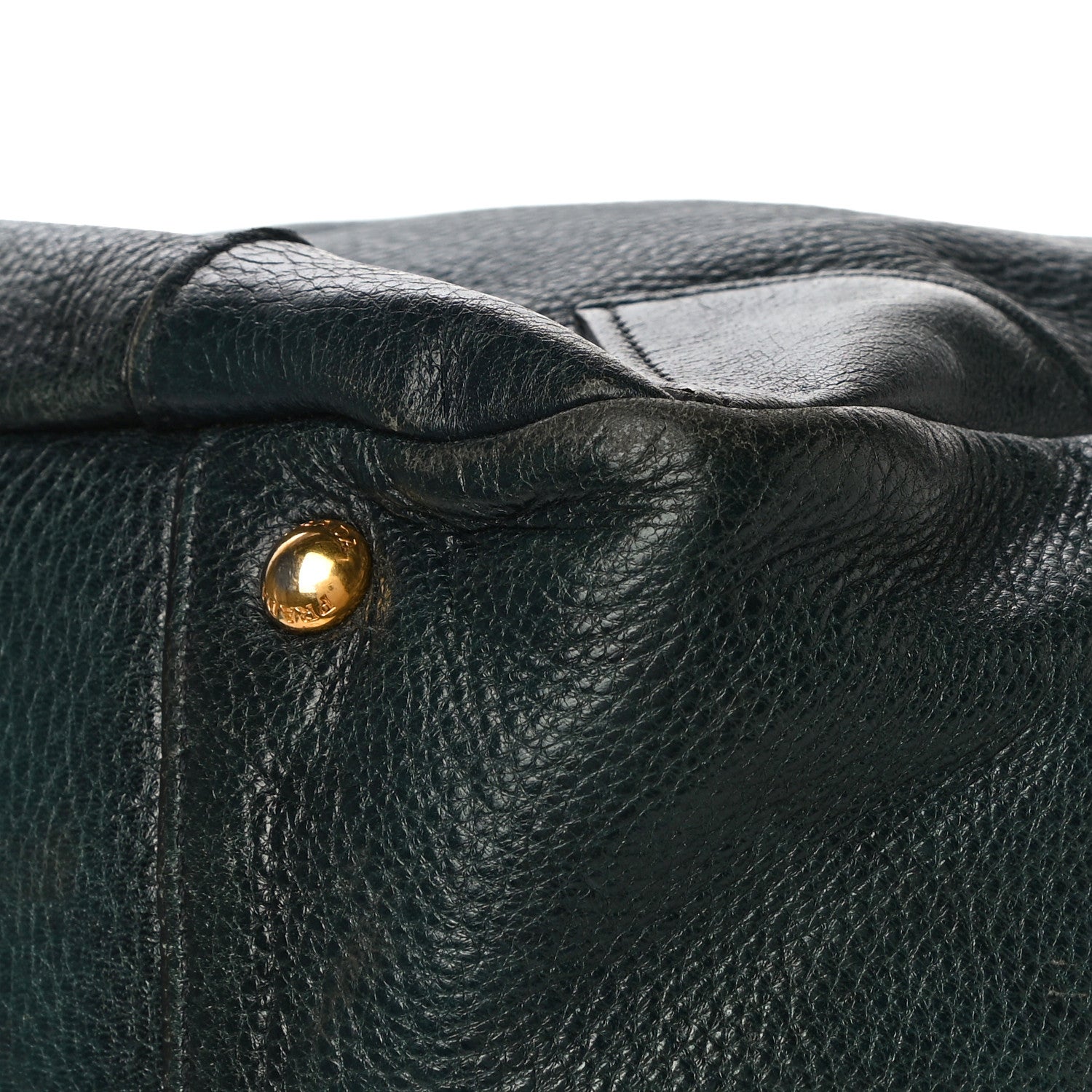 Prada Vitello Daino Shopping Tote Blue 11 of 19