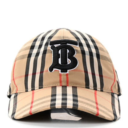 Burberry Cotton Vintage Check Monogram Baseball Hat S Archive Beige 3 of 10