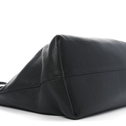 Prada Vitello Daino Pocket Shopping Tote Black 8 of 9