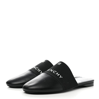Givenchy Calfskin Bedford Logo Mule Slides 35.5 Black 3 of 7