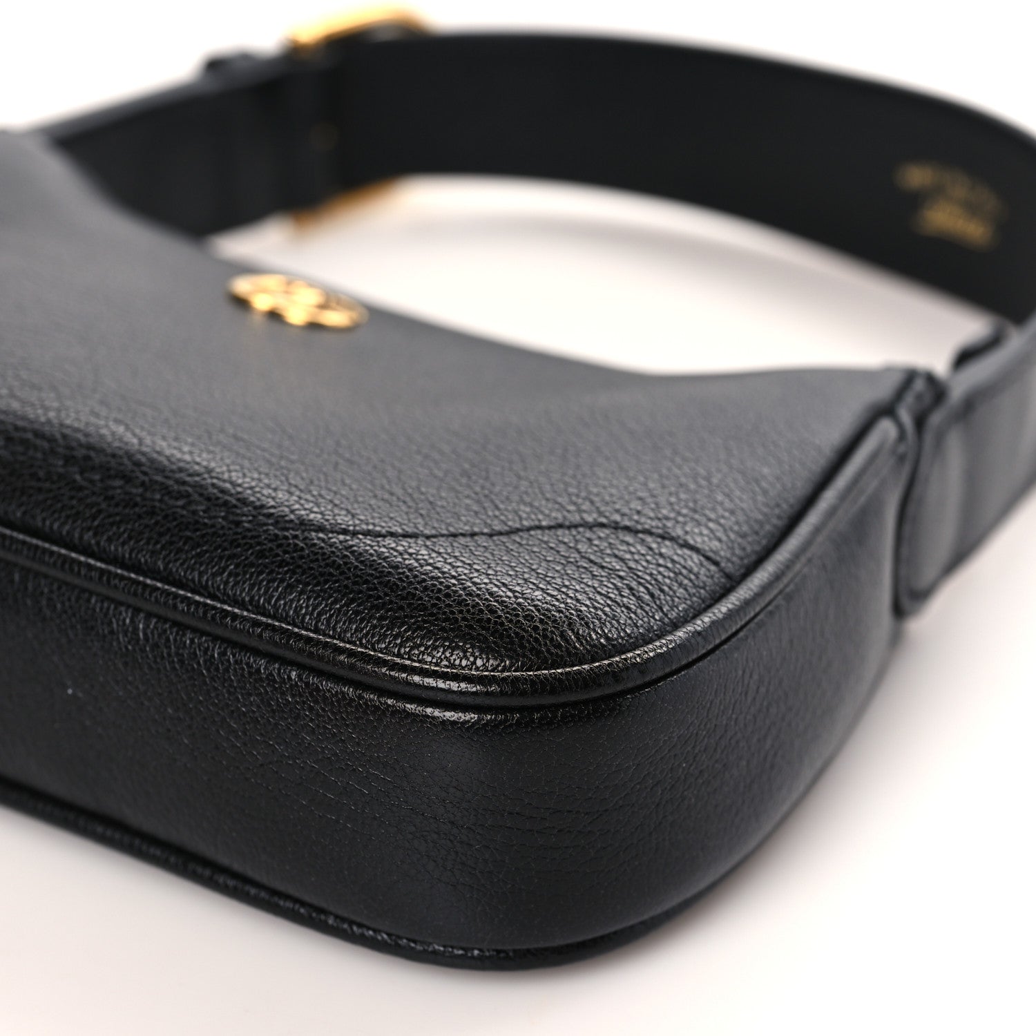 Gucci Goatskin Mini Aphrodite Shoulder Bag Black 9 of 9