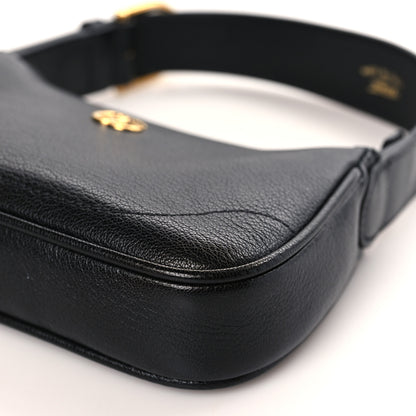 Gucci Goatskin Mini Aphrodite Shoulder Bag Black 9 of 9