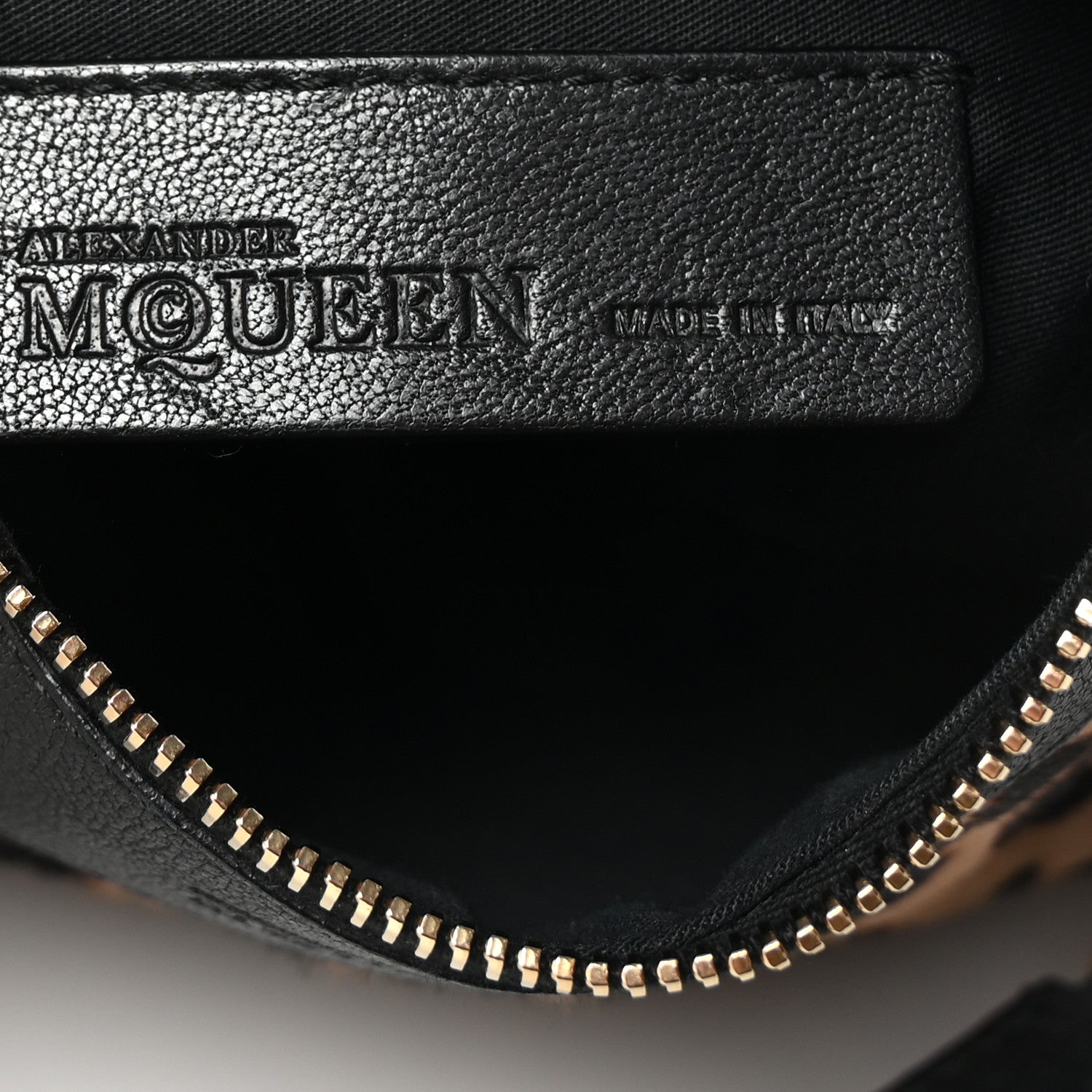 Alexander McQueen Calf Hair Leopard Print De Manta Clutch Brown