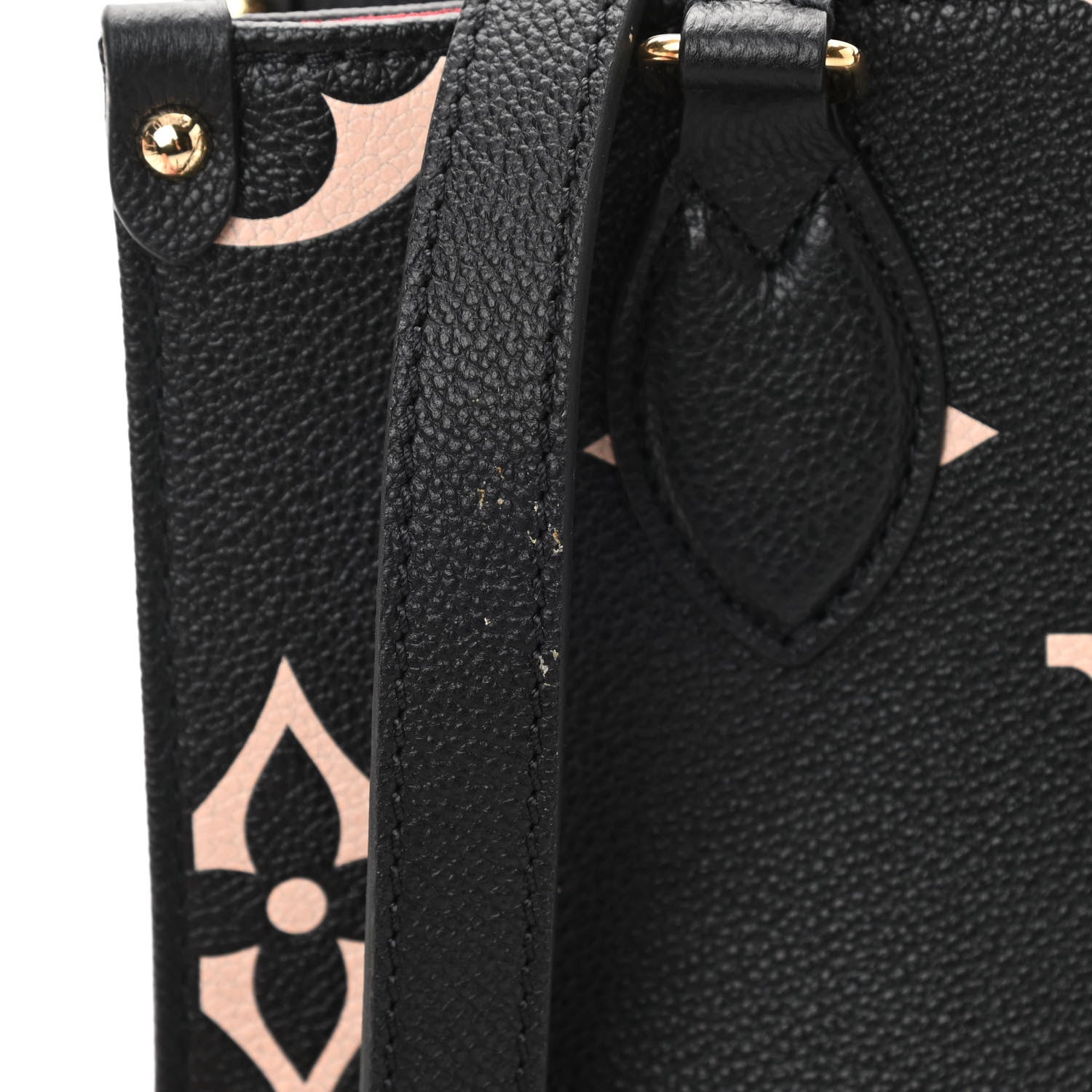 Louis Vuitton Empreinte Monogram Giant Onthego PM Black Beige 11 of 14