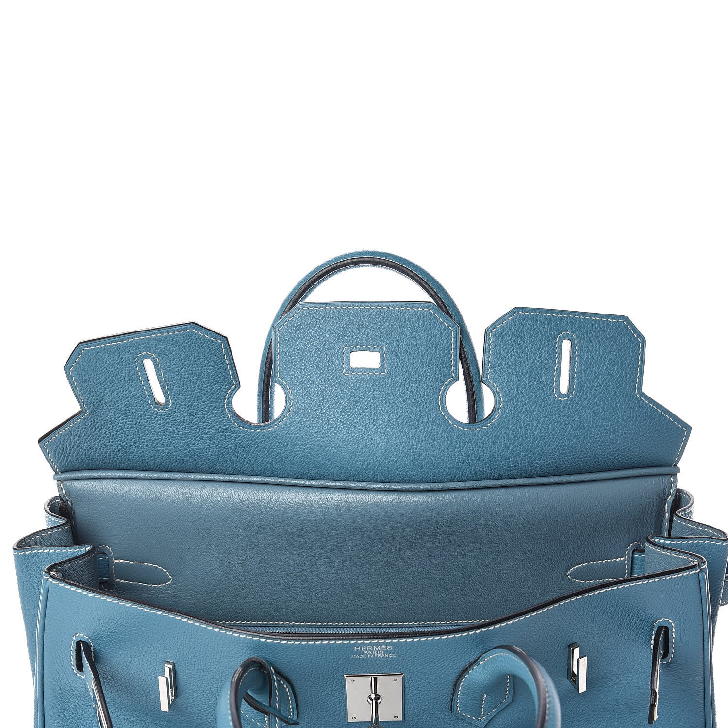 Hermes Togo Birkin 35 Blue Jean 16 of 34