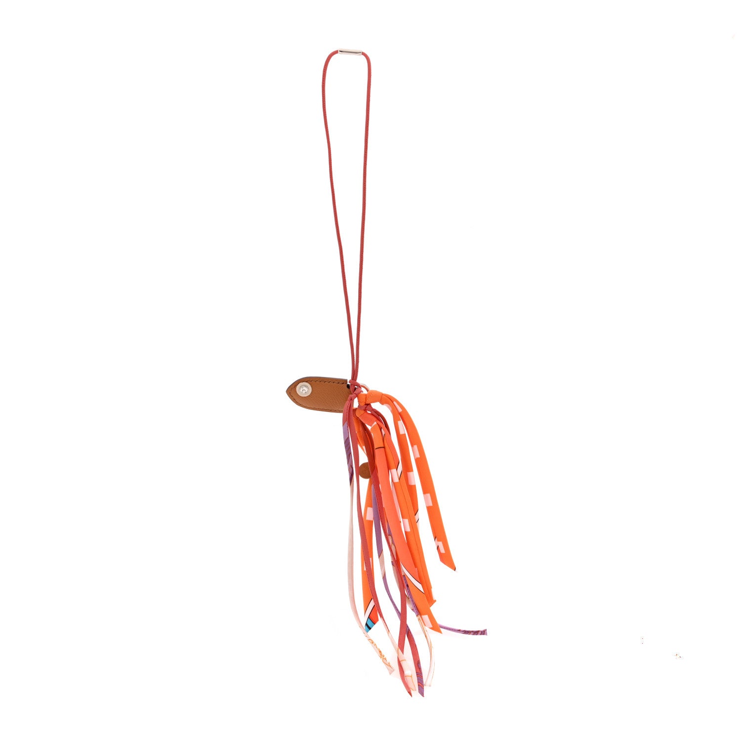Hermes Epsom Silk Petit H Betta Fish Charm Multicolor 1 of 5