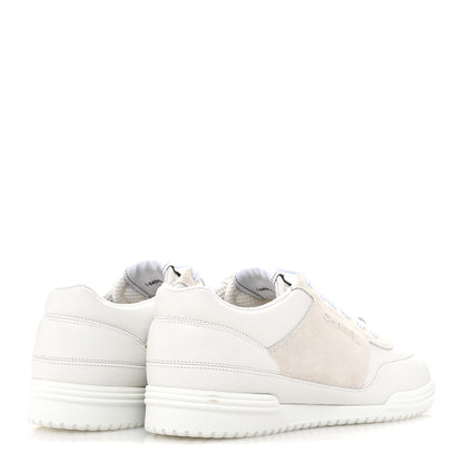 Chanel Calfskin Suede Coco Mark Logo Womens Sneakers 40 White 5 of 12