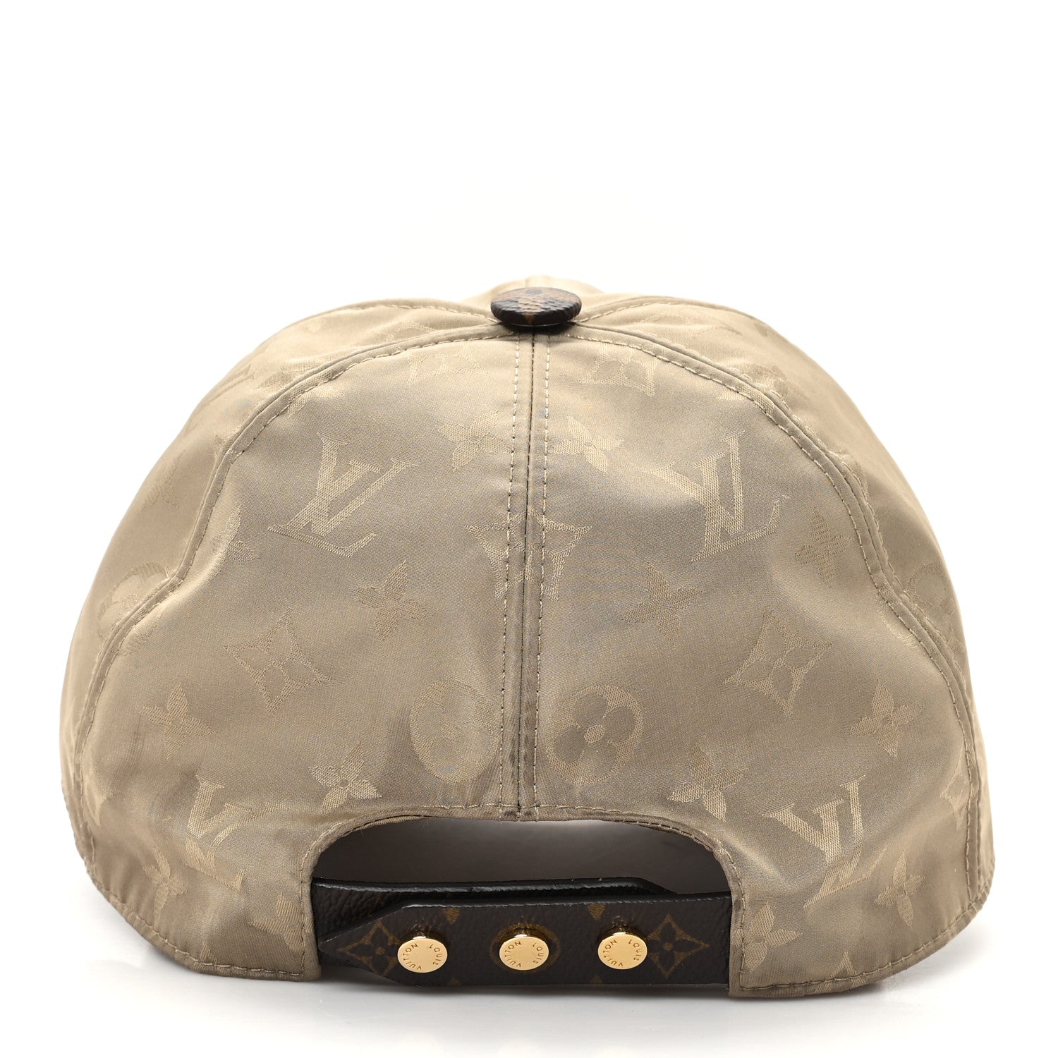 Louis Vuitton Polyester Silk Monogram LV Get Ready Cap L Beige 5 of 9