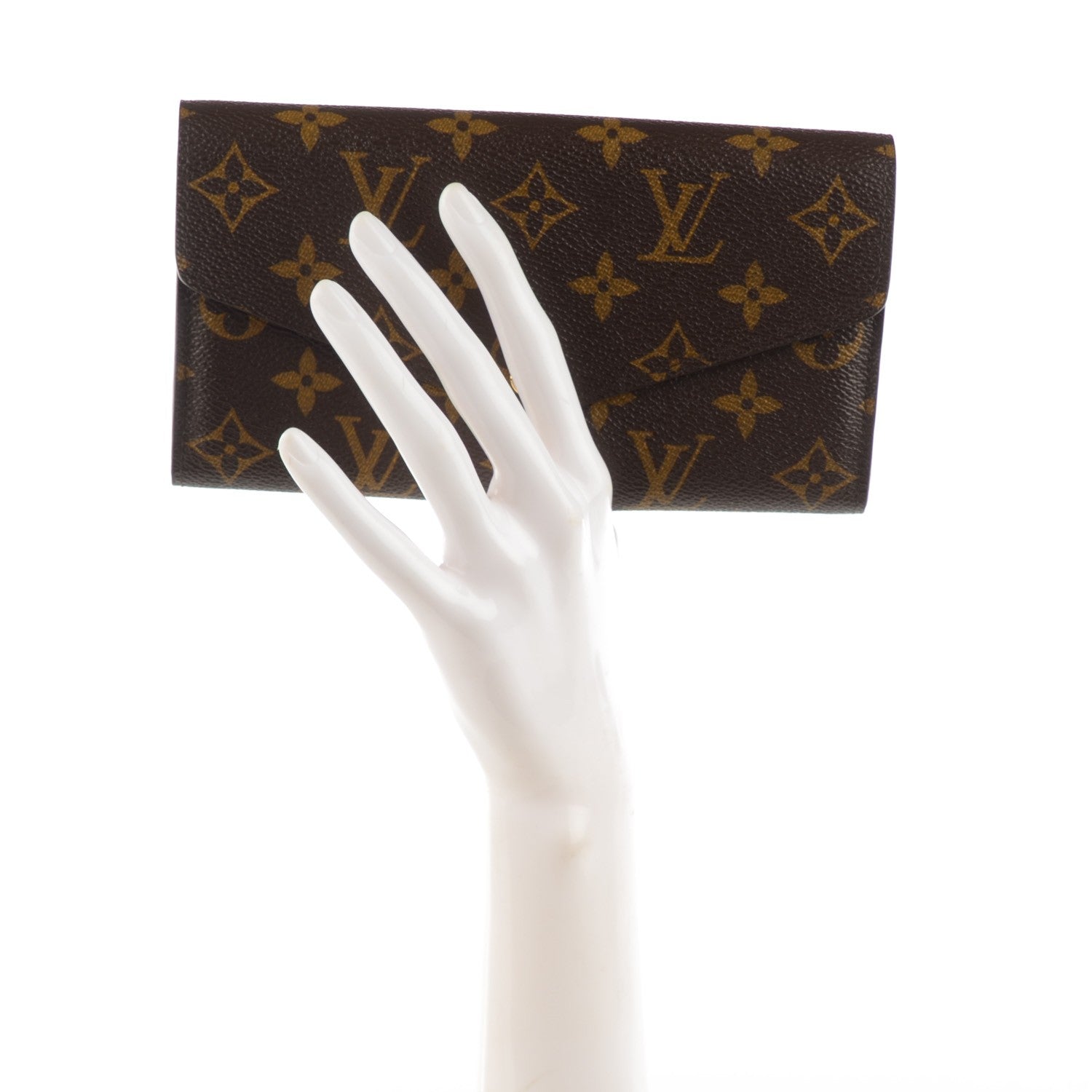 Louis Vuitton Monogram Sarah Wallet NM 2 of 8