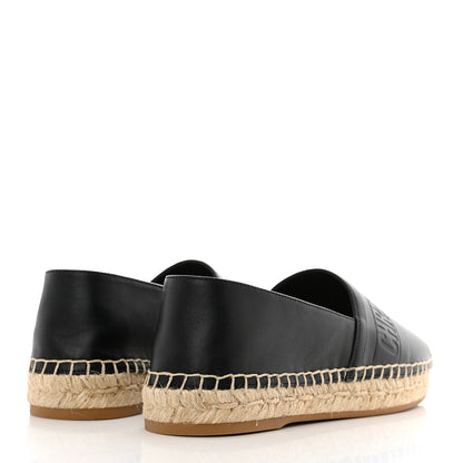 Christian Dior Lambskin Granville Espadrilles 36 Black 4 of 9