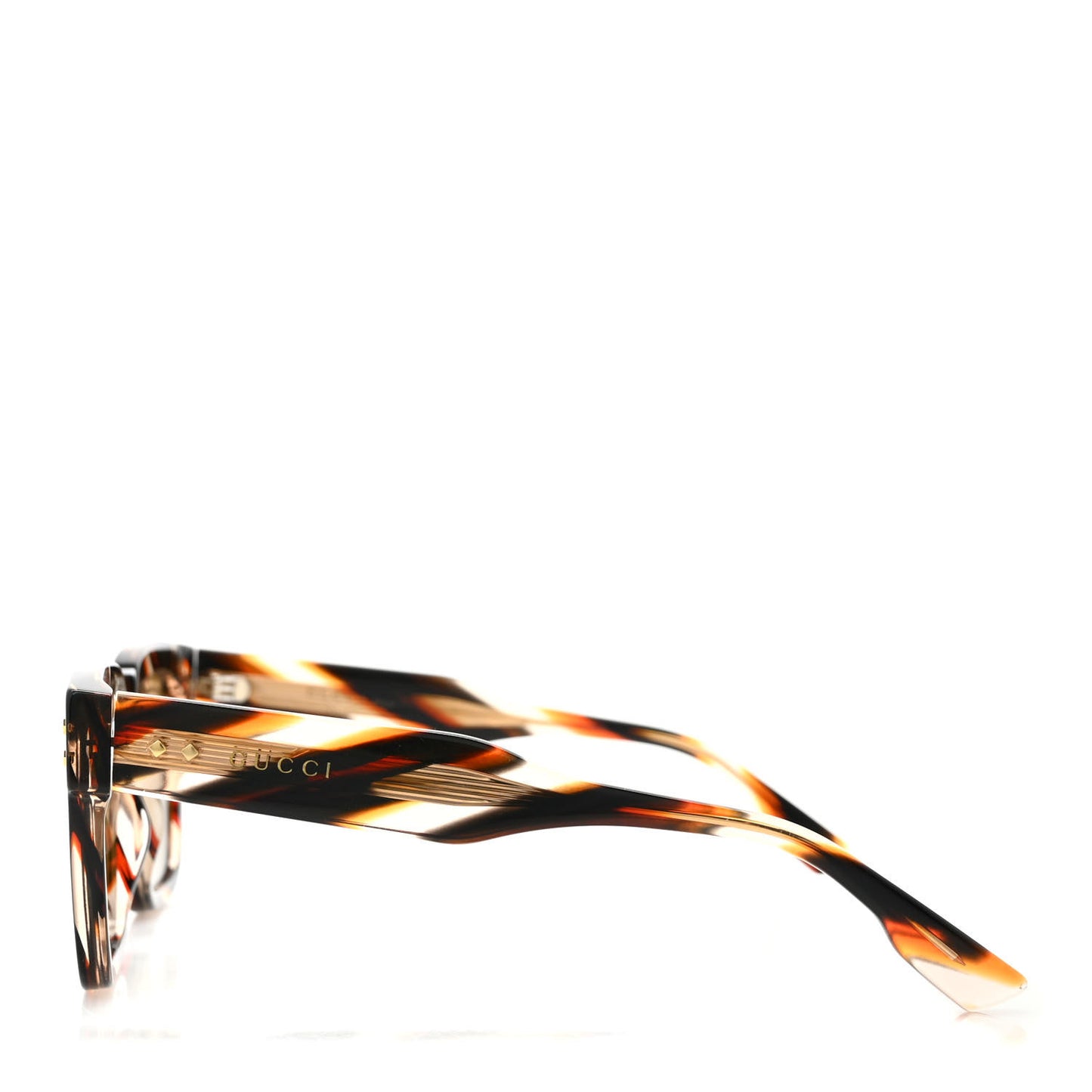 Acetate Square Frame Sunglasses GG1084S Tortoise