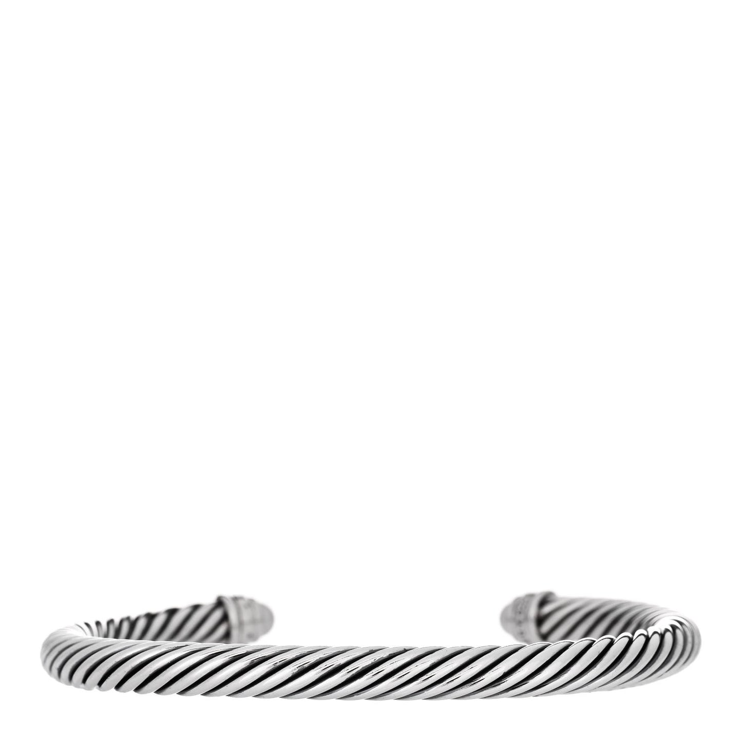 Sterling Silver Diamond Pearl 5mm Cable Classics Bracelet