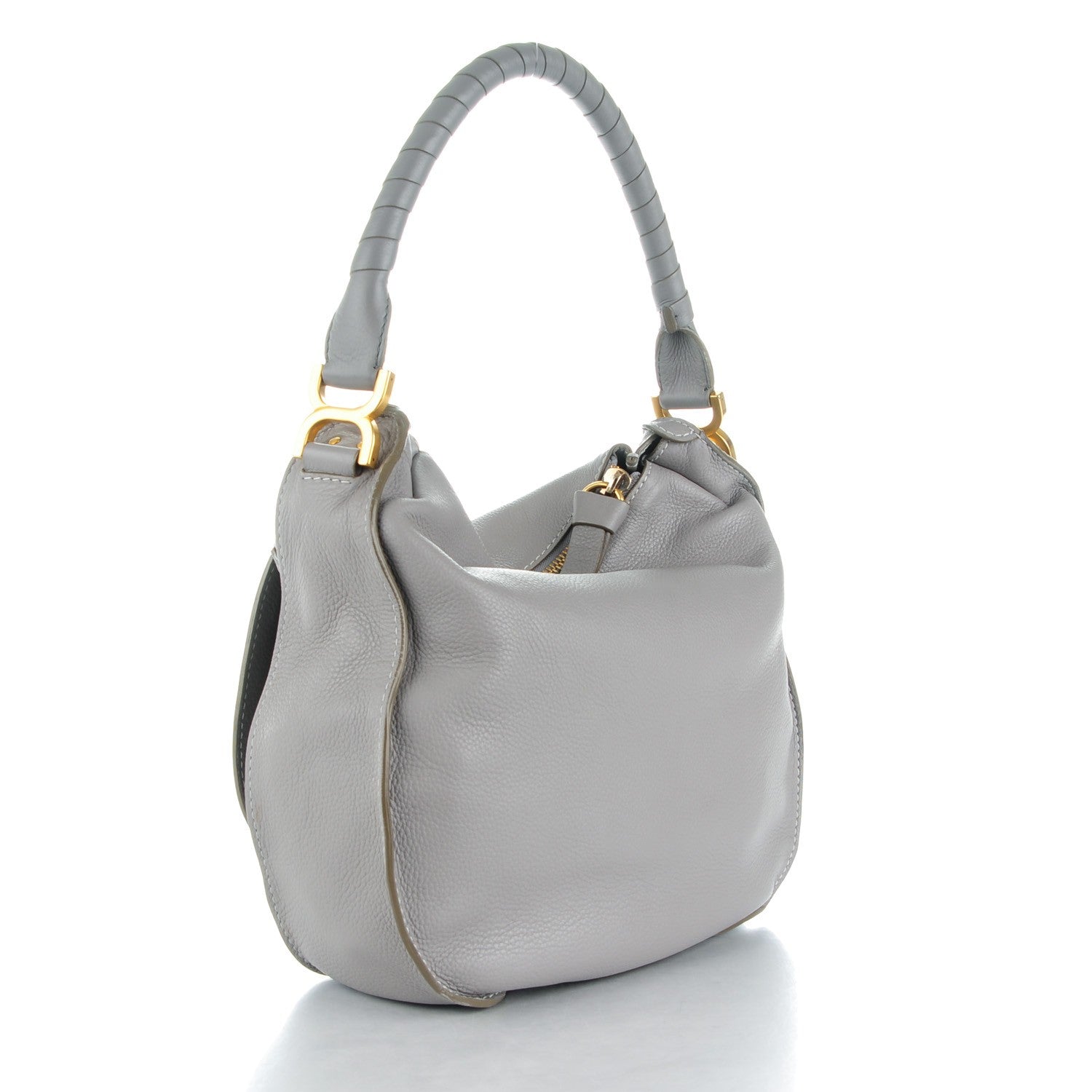 Chloe Calfskin Medium Marcie Hobo Cashmere Grey 3 of 8