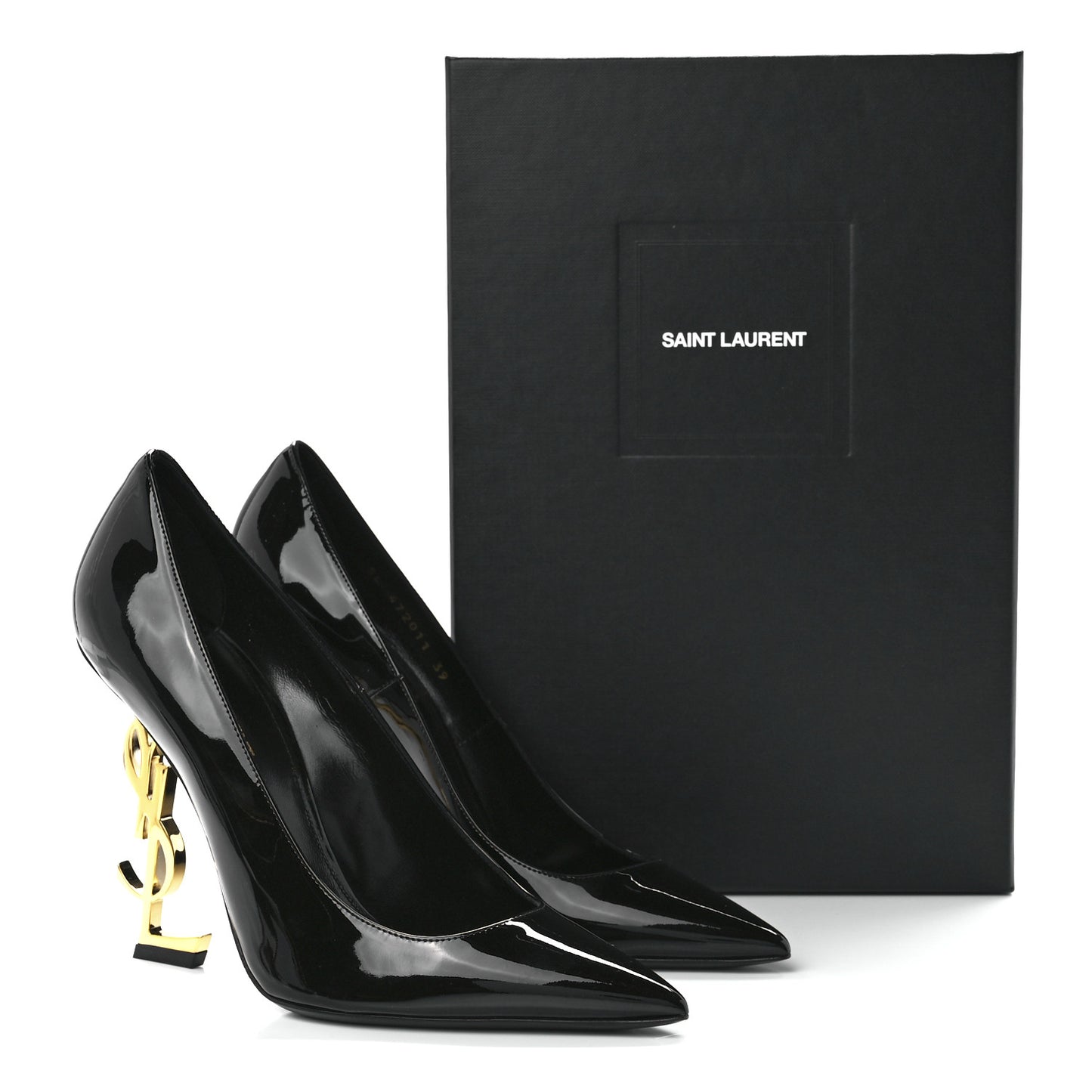 Patent Opyum 110 Pumps 39 Black Gold