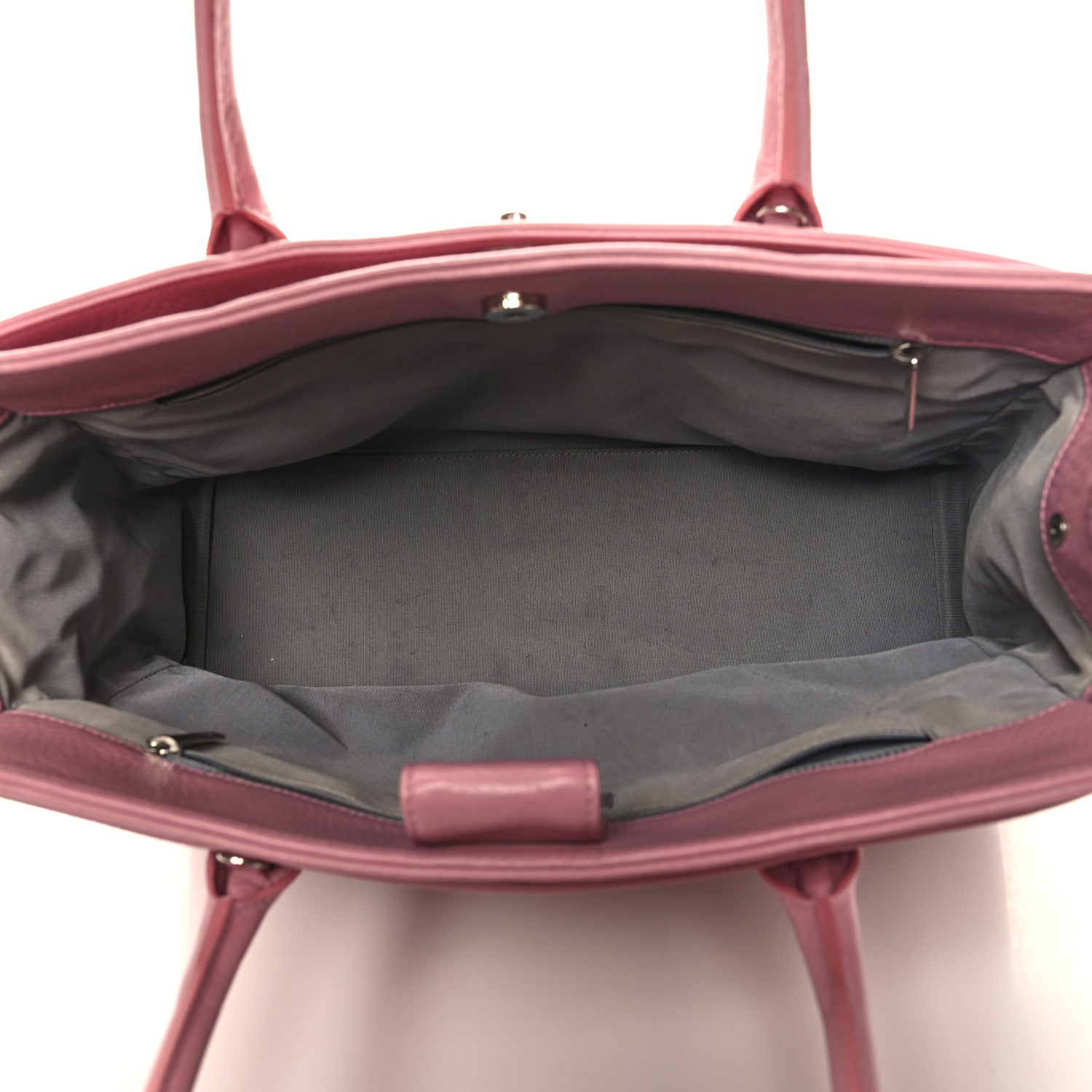 Chanel Calfskin Cerf Executive Shopper Tote Pink 6 of 16