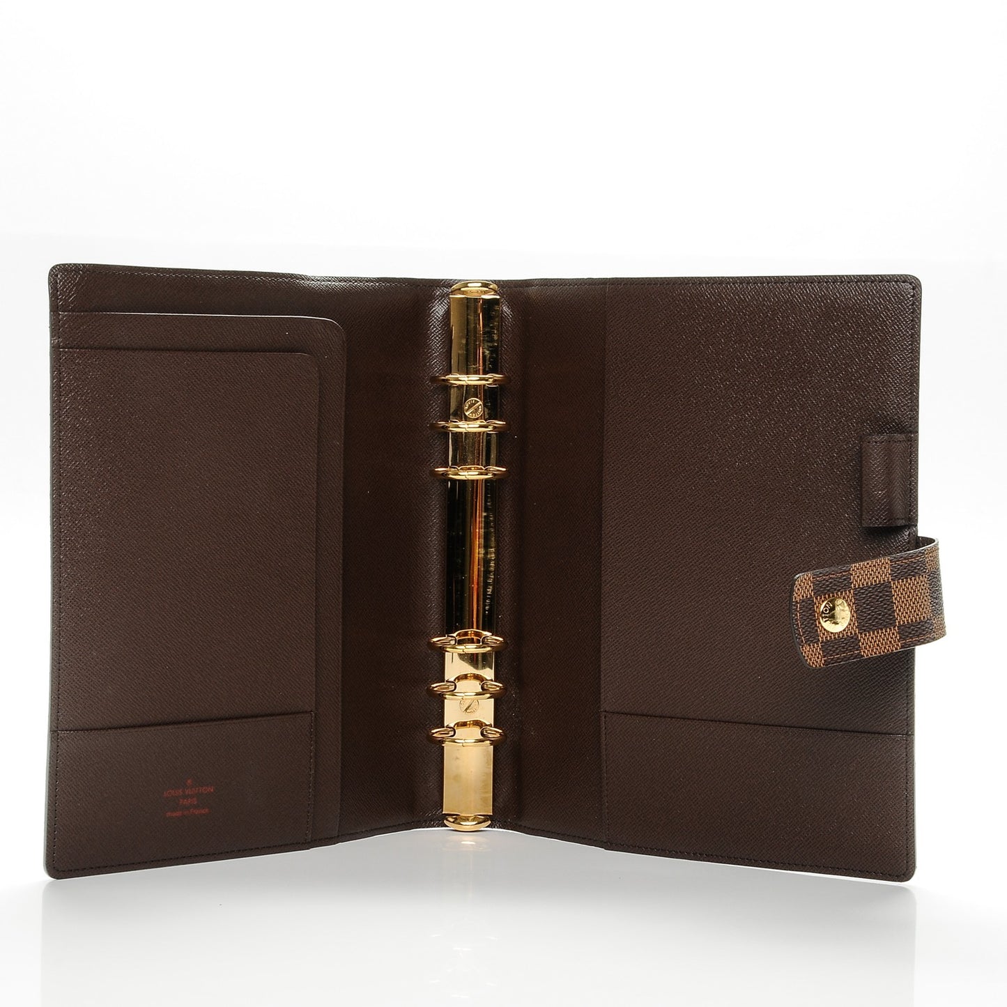 Damier Ebene Large Ring Agenda Cover