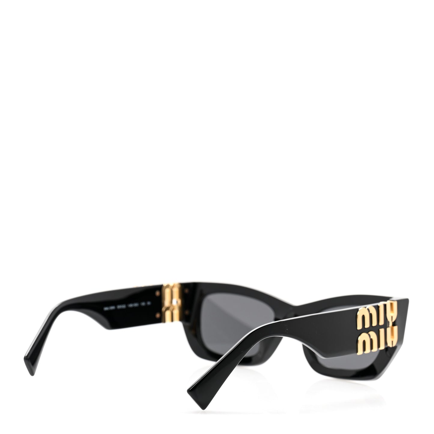 Acetate Rectangle Sunglasses SMU 09W Black