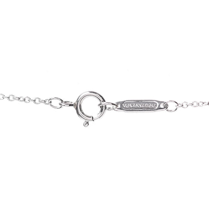 Tiffany Platinum Diamond Large Cross Pendant Necklace 6 of 7