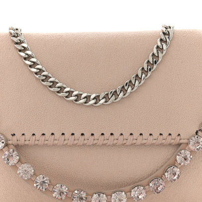Stella McCartney Shaggy Deer Mini Fold Over Falabella Crystal Crossbody Blush Nude 7 of 10