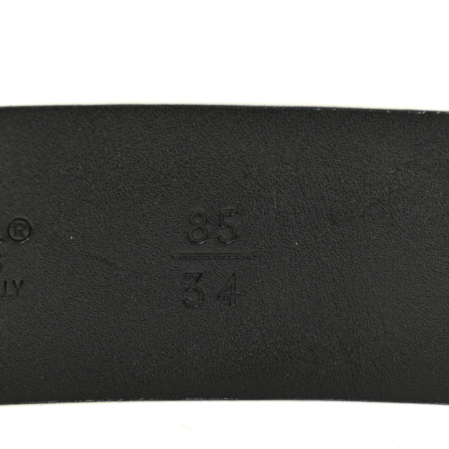 Chanel Lambskin Ruched Logo Belt 85 34 White 4 of 5