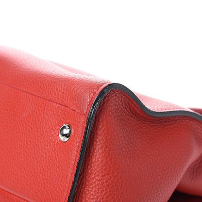 Prada Vitello Daino Shopping Tote Rosso 10 of 12
