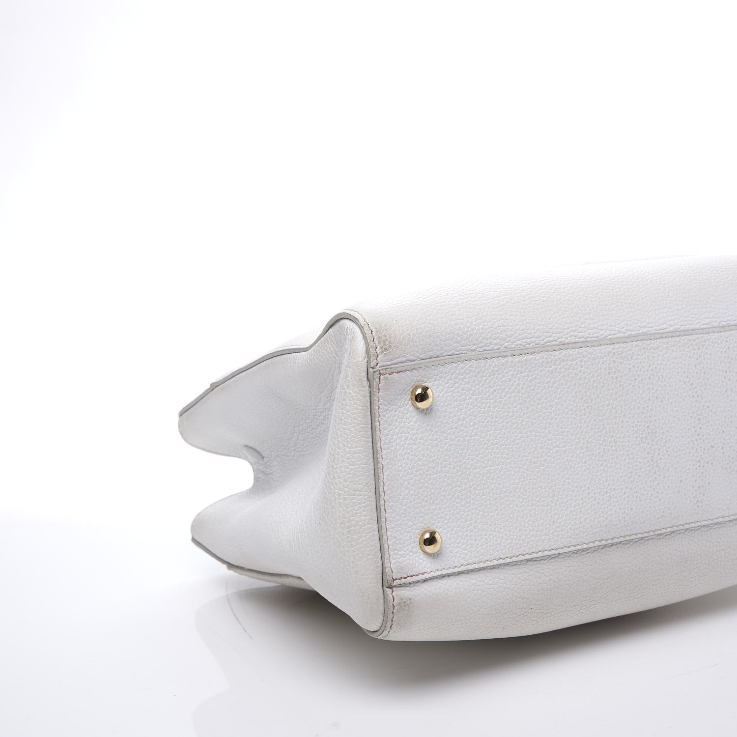 Chanel Grained Calfskin Small Neo Executive Shopper Tote White 7 of 12