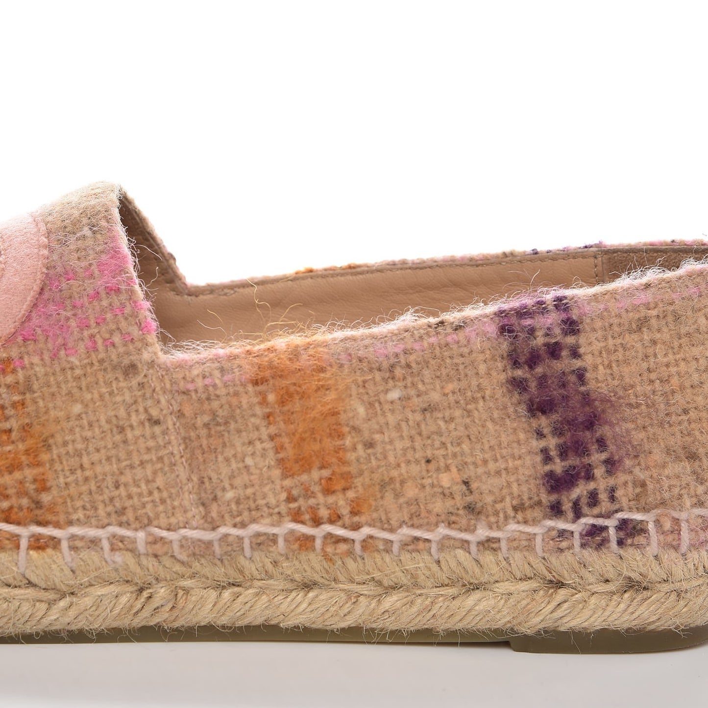 Tweed CC Espadrilles 38 Pink