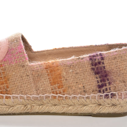 Chanel Tweed CC Espadrilles 38 Pink 15 of 16