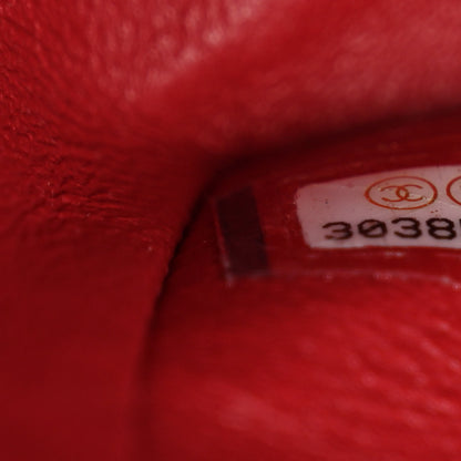 Chanel Lambskin Quilted Medium Double Flap Red 7 of 11