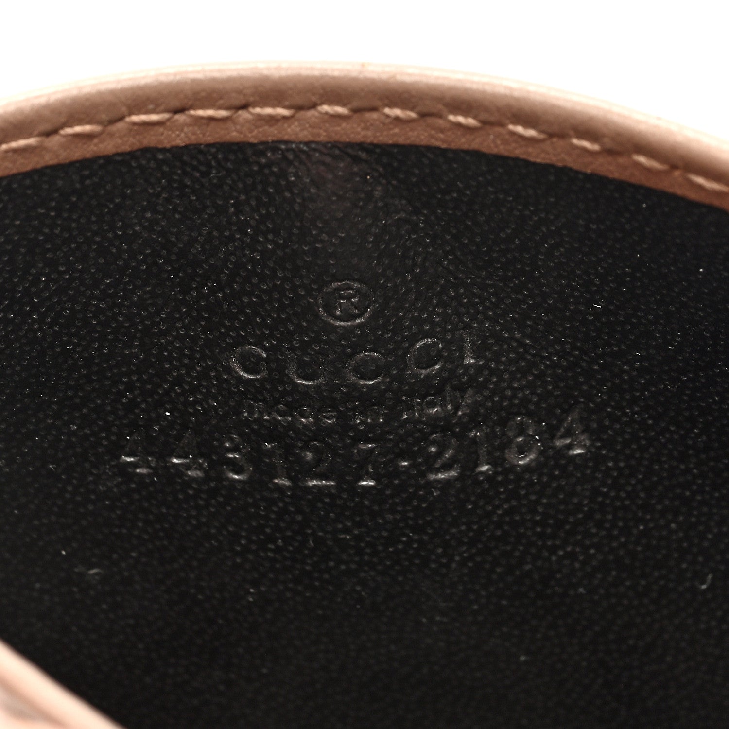Gucci Calfskin Matelasse GG Marmont Card Holder Porcelain Rose 6 of 6