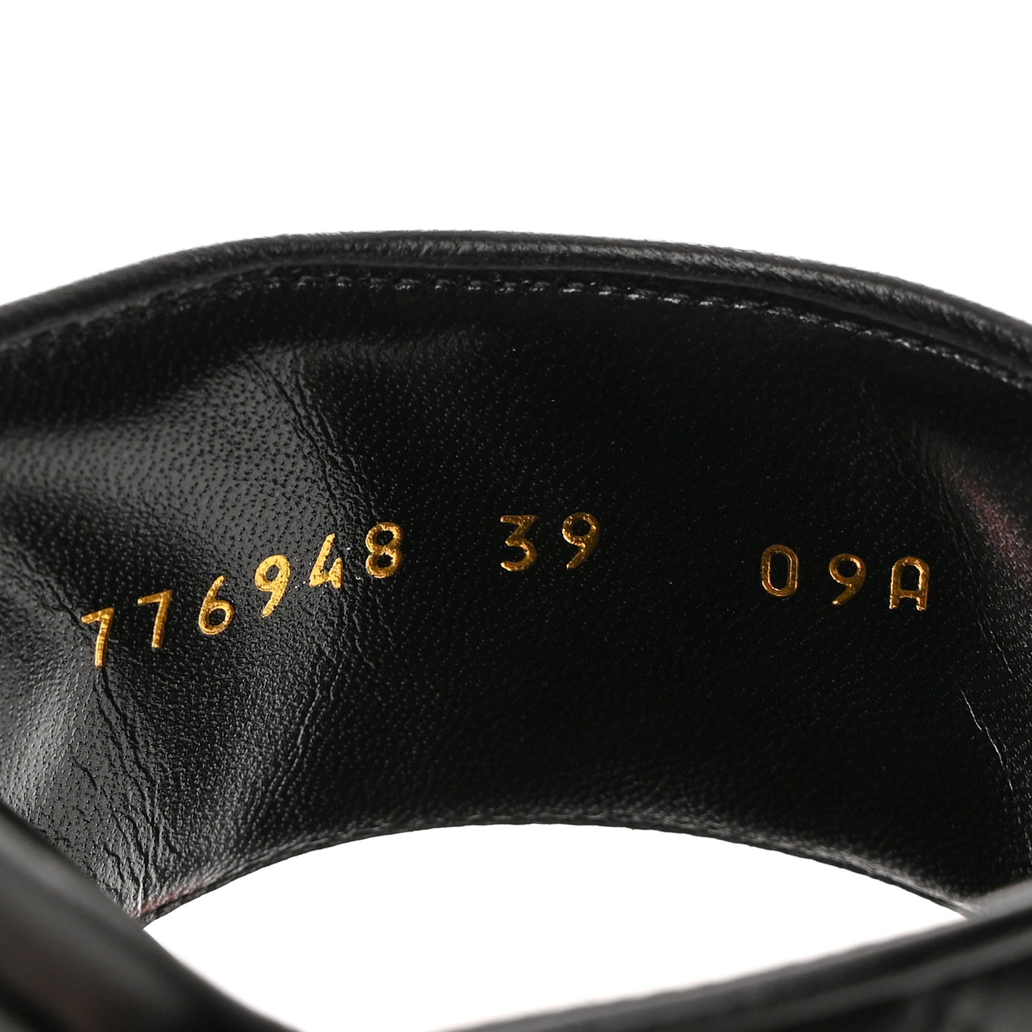 Nappa Charlotte Double G Marmont Thong Sandals 39 Black