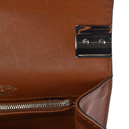 Gucci Calfskin Small 1973 Shoulder Flap Bag Brown 9 of 13