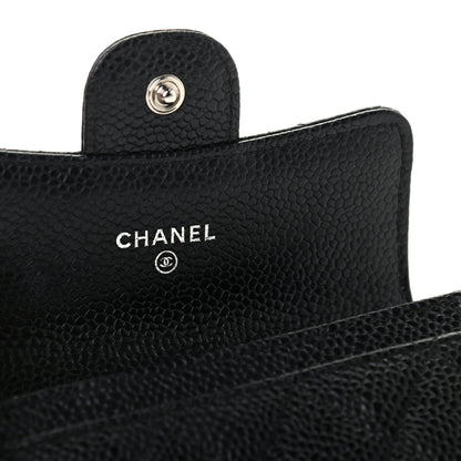 Chanel Caviar Quilted Flap Card Holder Black 6 of 8