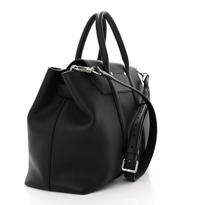 Louis Vuitton Millesime Calfskin Georges Tote MM Black 3 of 13