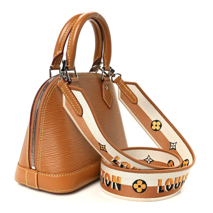 Louis Vuitton Epi Jacquard Alma BB Honey Gold 3 of 12