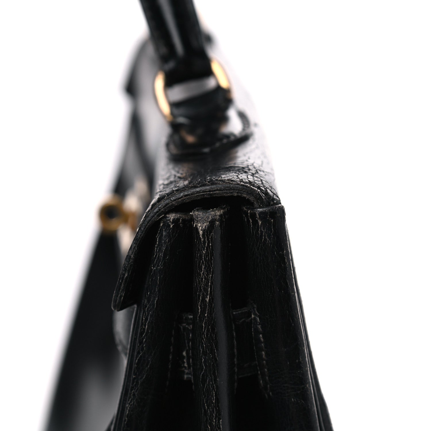 Hermes Box Kelly Retourne 35 Black 15 of 17