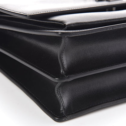 Saint Laurent Calfskin Large Monogram Sunset Black 8 of 11