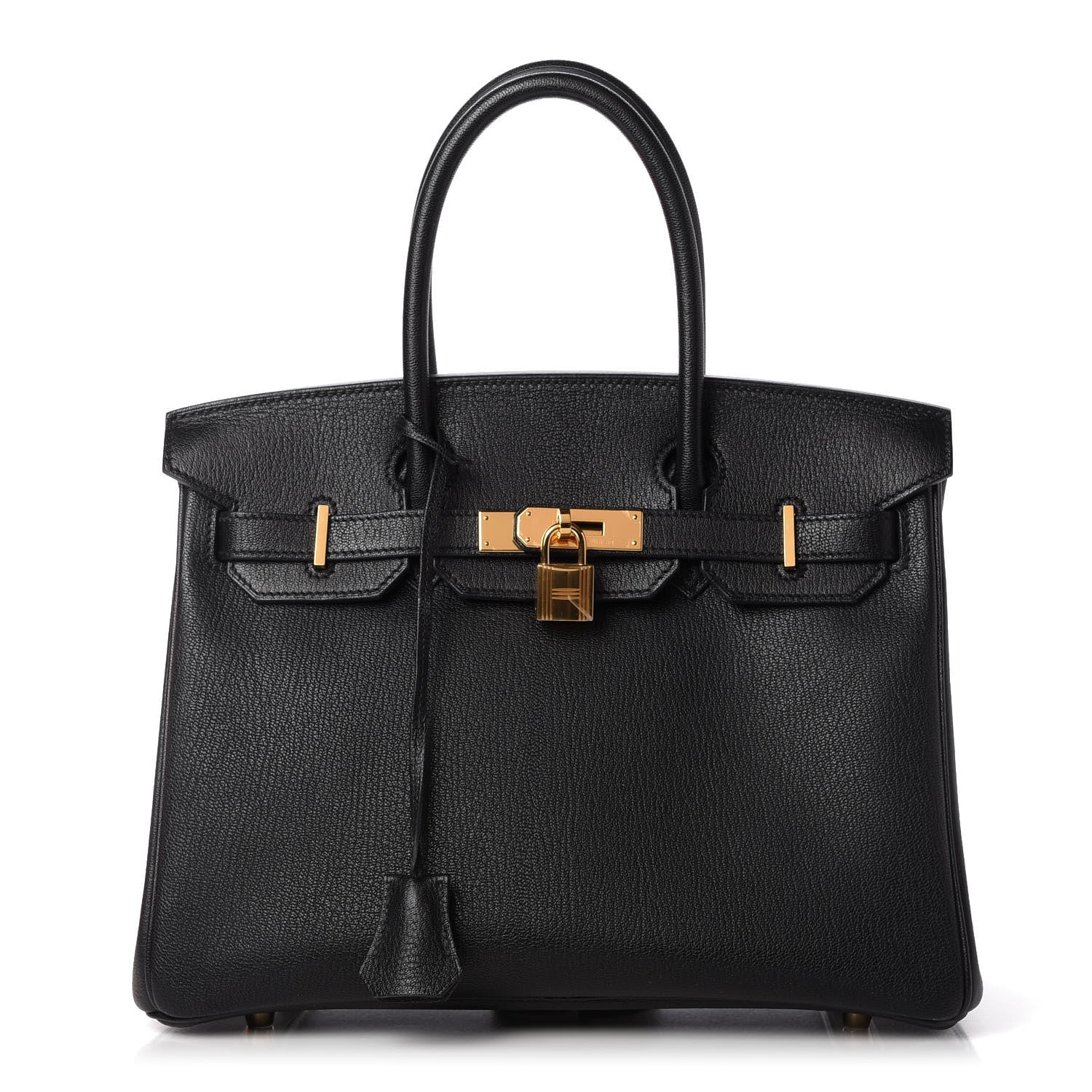 Hermes Chevre de Coromandel Horseshoe Birkin 30 Black 1 of 11