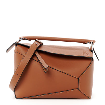 Loewe Calfskin Small Puzzle Edge Bag Tan 1 of 11