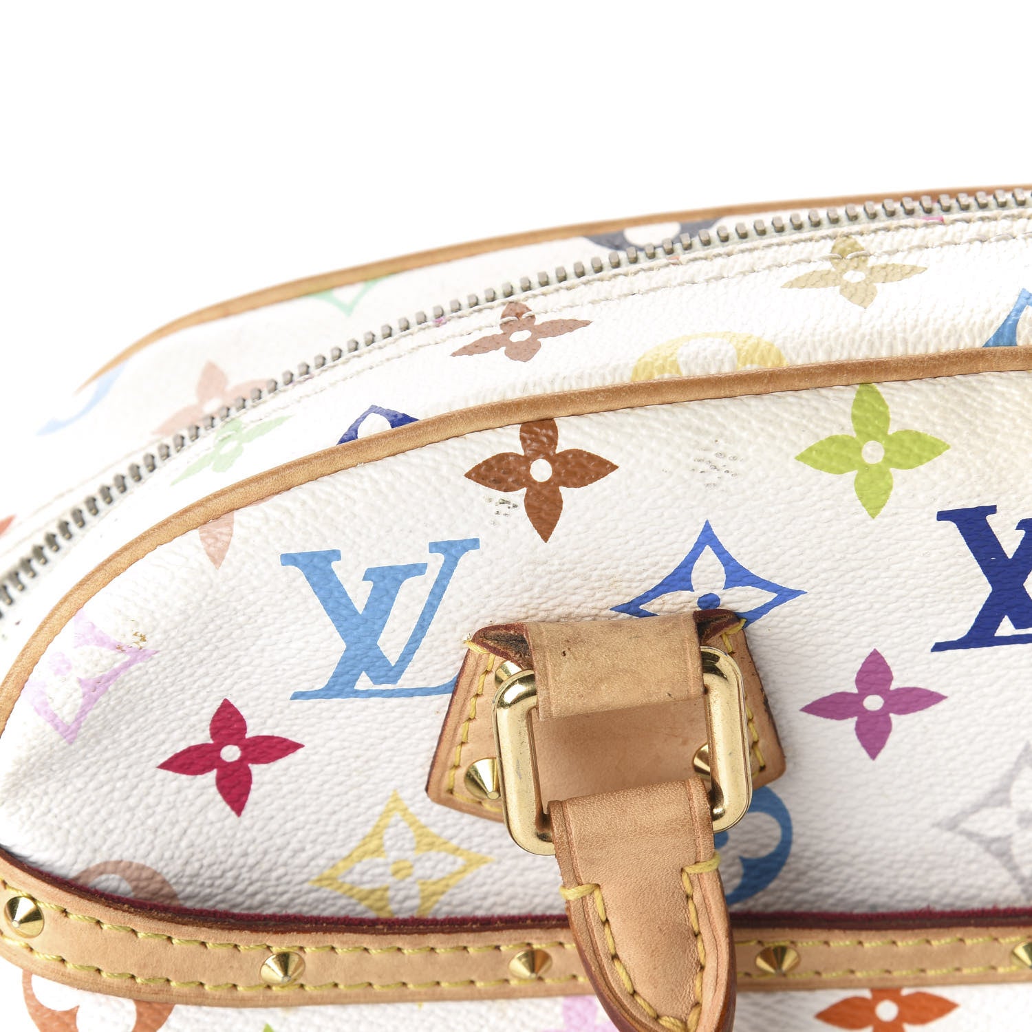 Louis Vuitton Monogram Multicolor Trouville White 10 of 10