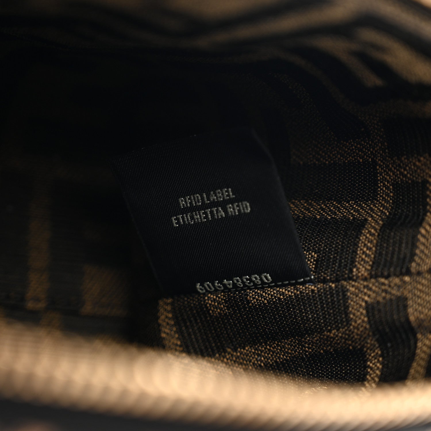 Fendi Raffia Chenille Vitello King Plexiglass Micro FF Mini By The Way Top Handle Boston Bag Naturale Black 6 of 9