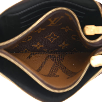 Louis Vuitton Reverse Monogram Giant Double Zip Pochette 6 of 12