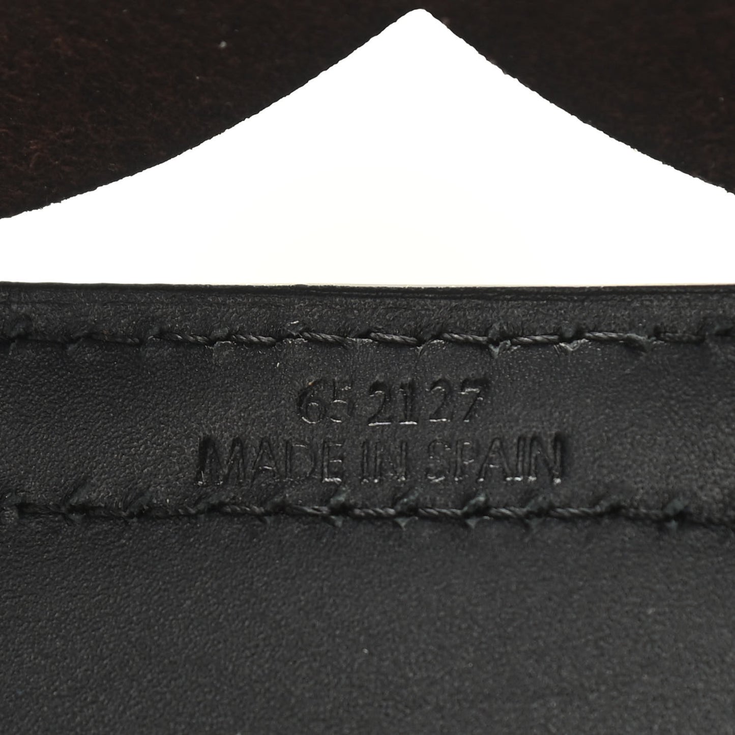 Smooth Calfskin Small Anagram Cutout Tote Brown Black
