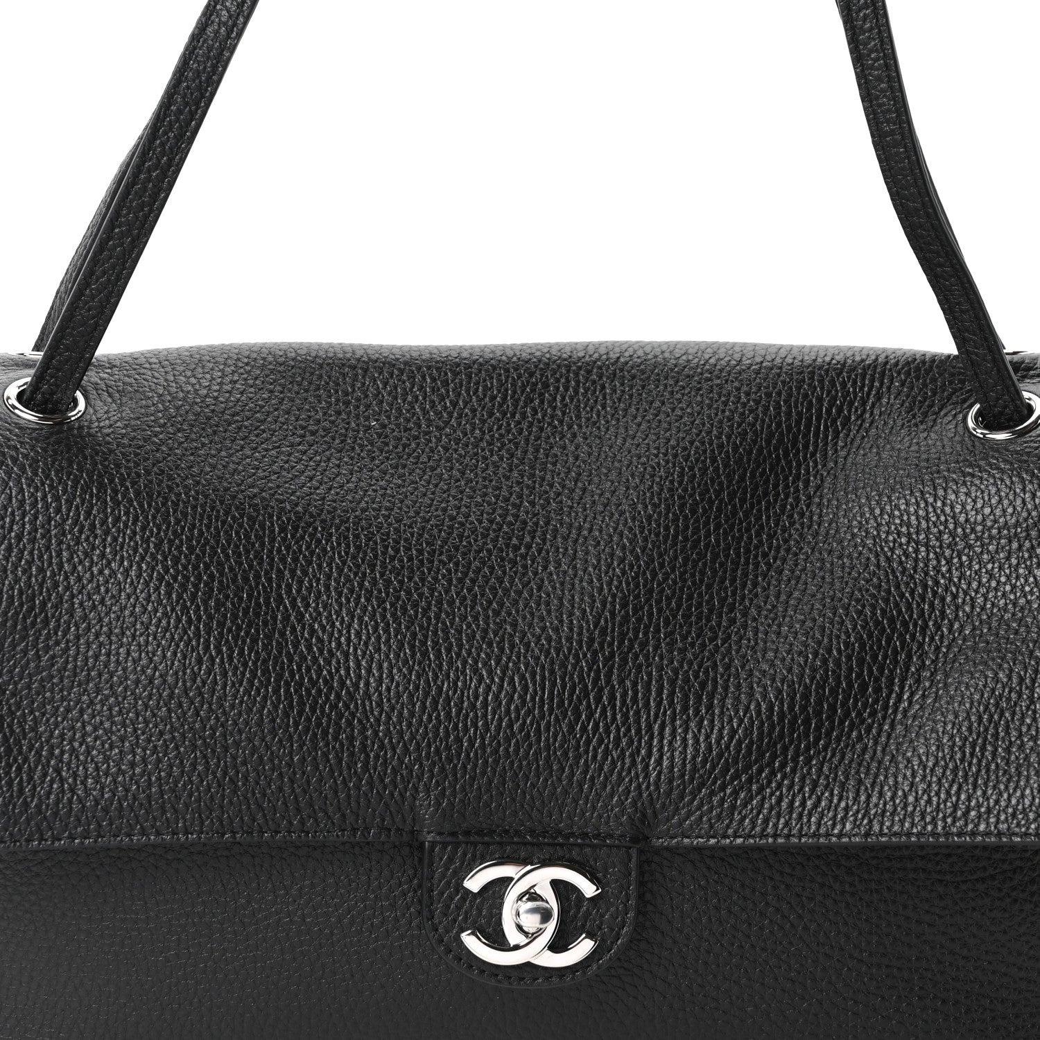 Chanel Grained Calfskin Small Souplissimo Maxi Flap Black 8 of 11