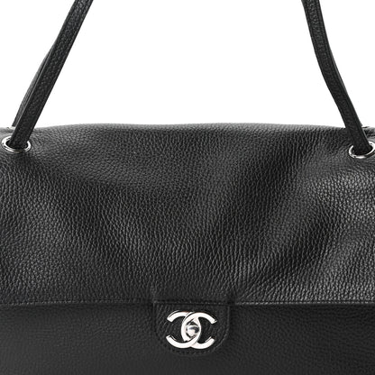 Chanel Grained Calfskin Small Souplissimo Maxi Flap Black 8 of 11