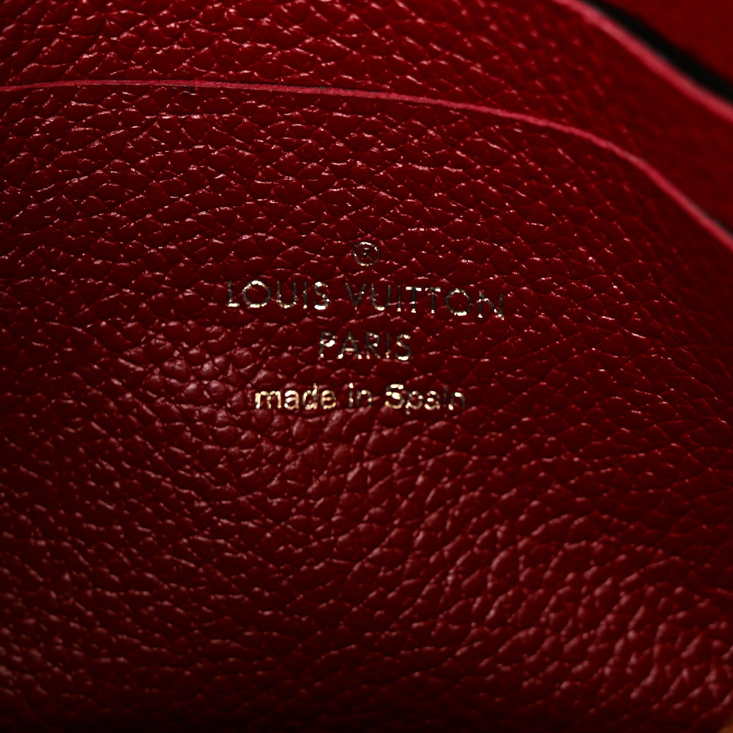 Louis Vuitton Empreinte Double Zip Pochette Cherry Berry 7 of 13